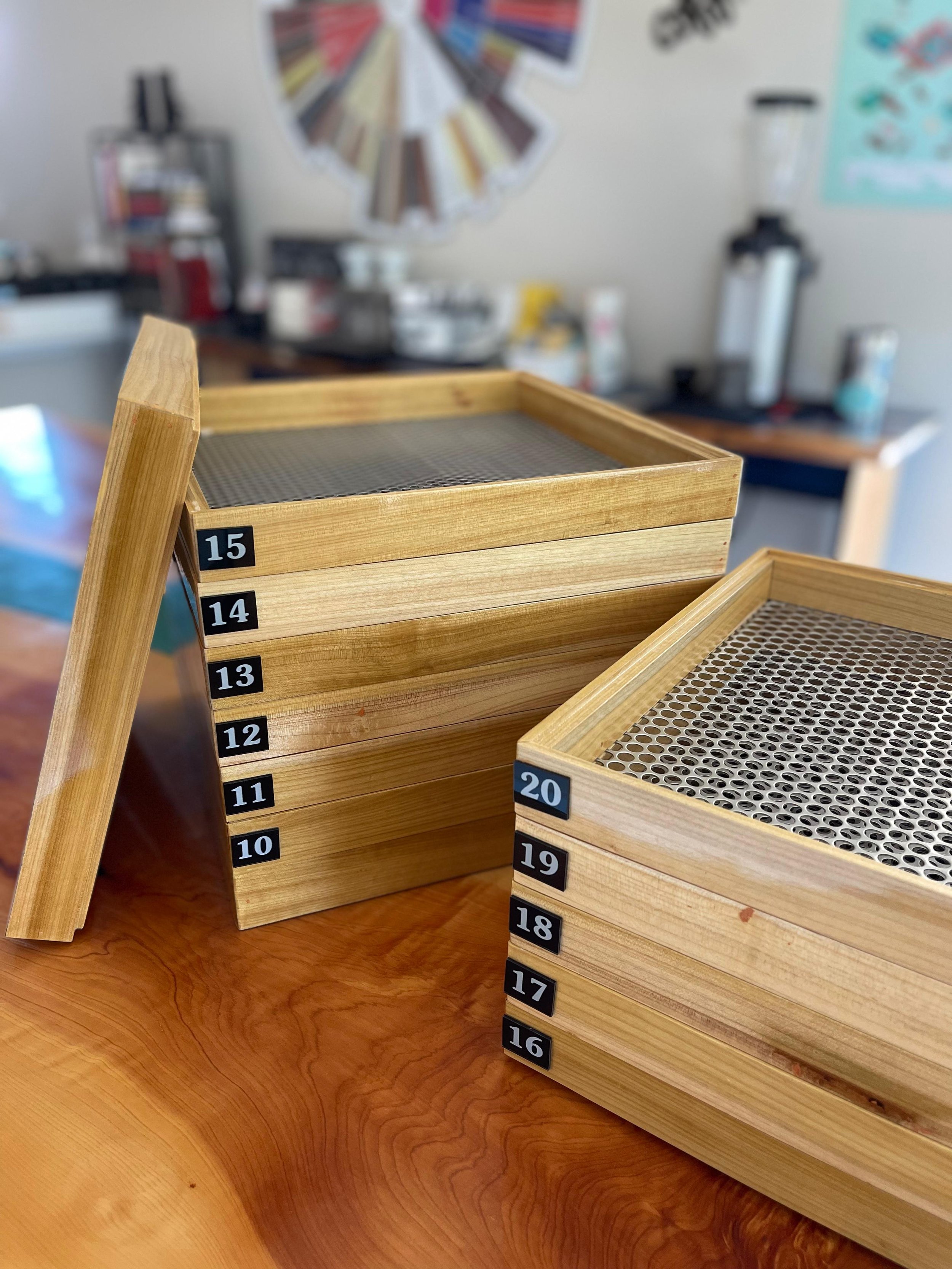 Green Coffee Sizing Screens Sample Sieves — ROCC